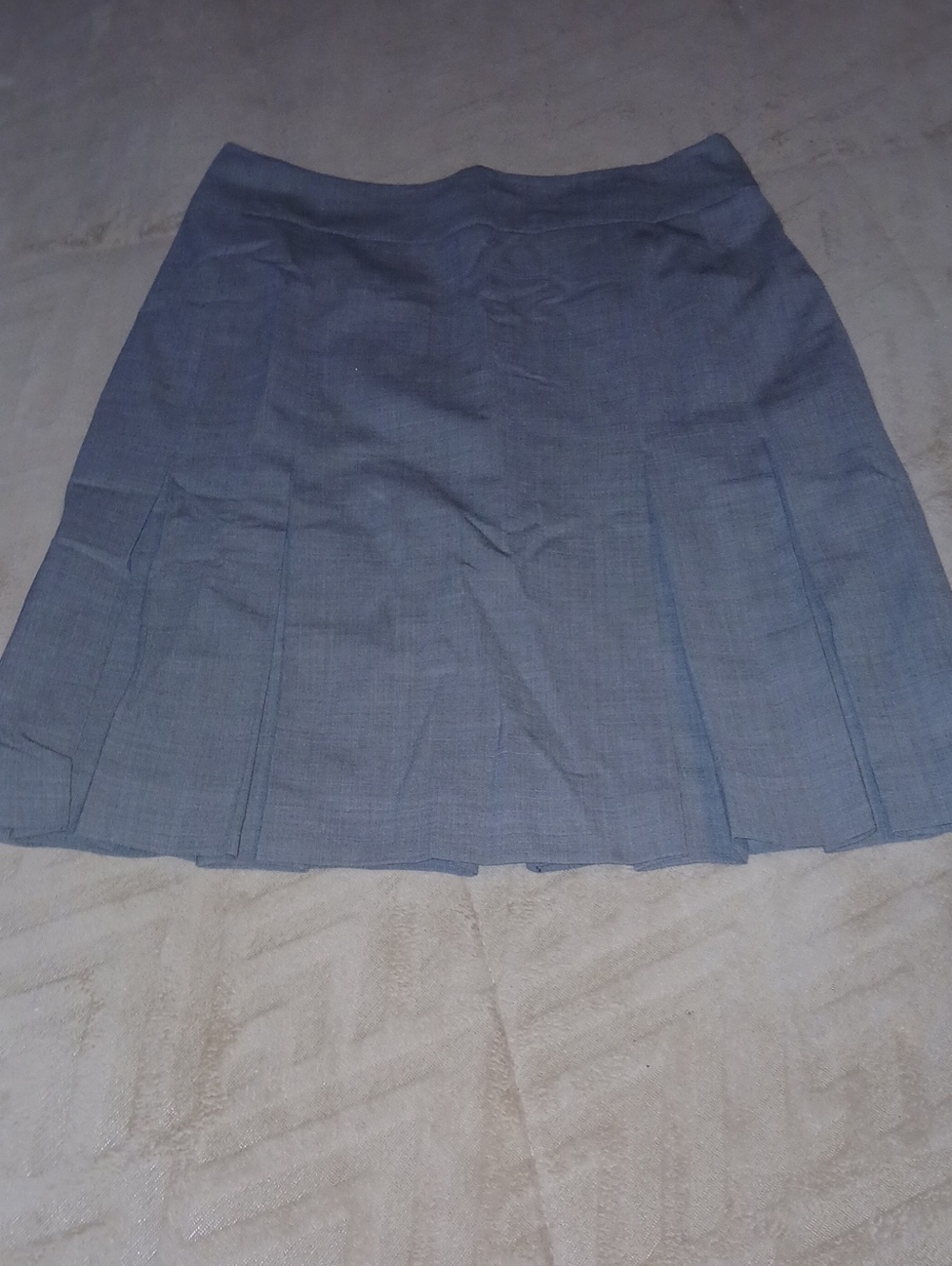 Womens Petite Sophisticate Classic Light Brown Pleated Pencil Skirt Sz: 0